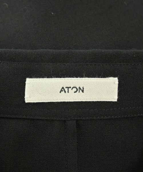 ATON（エイトン）カジュアルシャツ 黒 サイズ:6(XXL位) メンズ/2200673208057