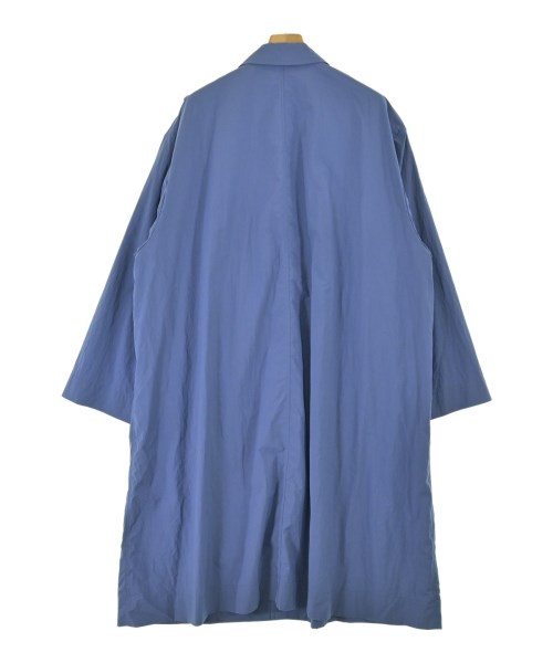 ATON（エイトン）ステンカラーコート 青 サイズ:4(XL位) メンズ/2200673208088