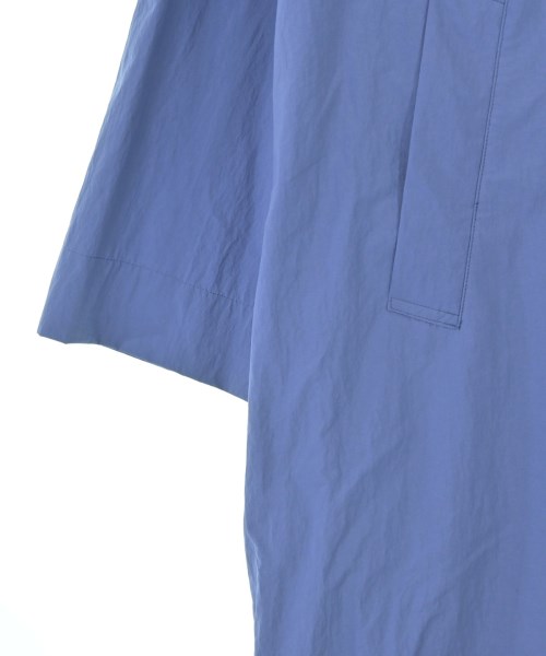 ATON（エイトン）ステンカラーコート 青 サイズ:4(XL位) メンズ/2200673208088