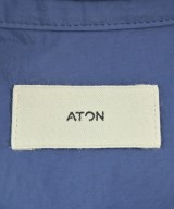 ATON（エイトン）ステンカラーコート 青 サイズ:4(XL位) メンズ/2200673208088