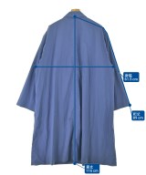 ATON（エイトン）ステンカラーコート 青 サイズ:4(XL位) メンズ/2200673208088