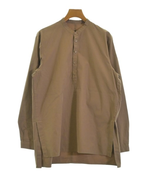 ATON(エイトン)カジュアルシャツ 茶 サイズ:02(M位)/2200673379030