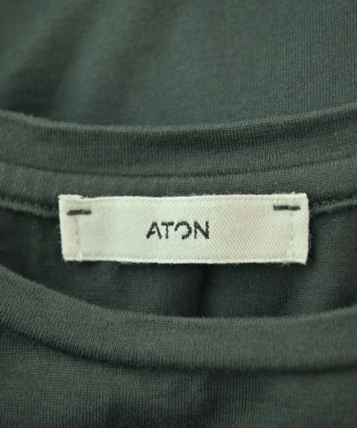 ATON（エイトン）Tシャツ・カットソー 緑 サイズ:2(M位) レディース/2200670962044