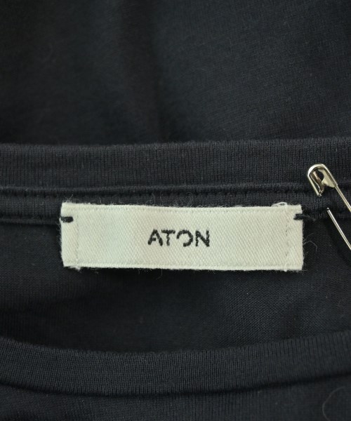 ATON（エイトン）Tシャツ・カットソー 紺 サイズ:2(M位) レディース/2200675050012
