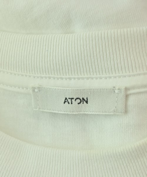 ATON（エイトン）Tシャツ・カットソー 白 サイズ:02(M位) レディース/2200675257015