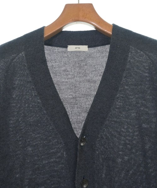 ATON（エイトン）カーディガン 紺 サイズ:2(M位) レディース/2200672146121