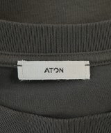 ATON（エイトン）Tシャツ・カットソー カーキ サイズ:4(XL位) メンズ/2200675470049