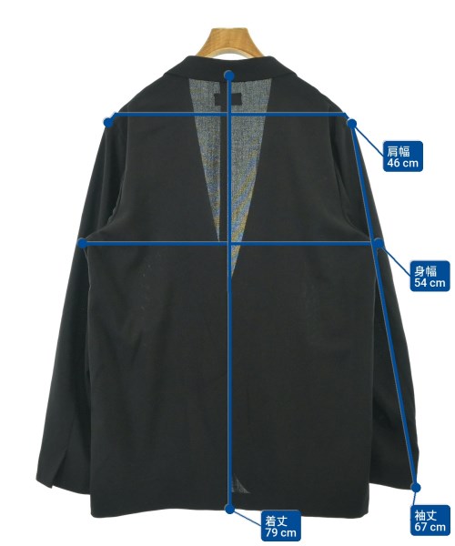 ATON（エイトン）カジュアルジャケット 黒 サイズ:6(XXL位) メンズ/2200675989039