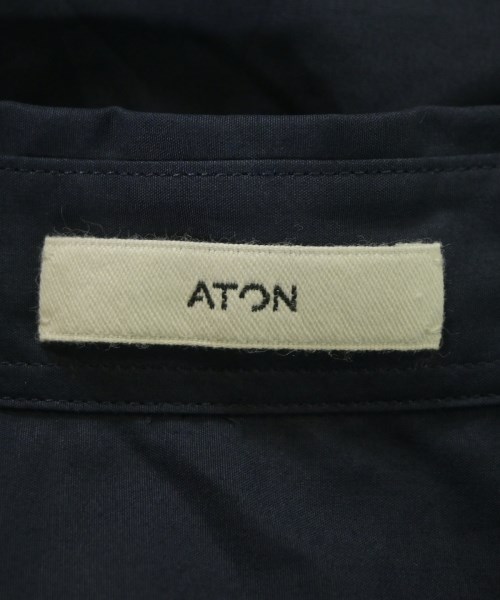 ATON（エイトン）カジュアルシャツ 紺 サイズ:6(XXL位) メンズ/2200676022018