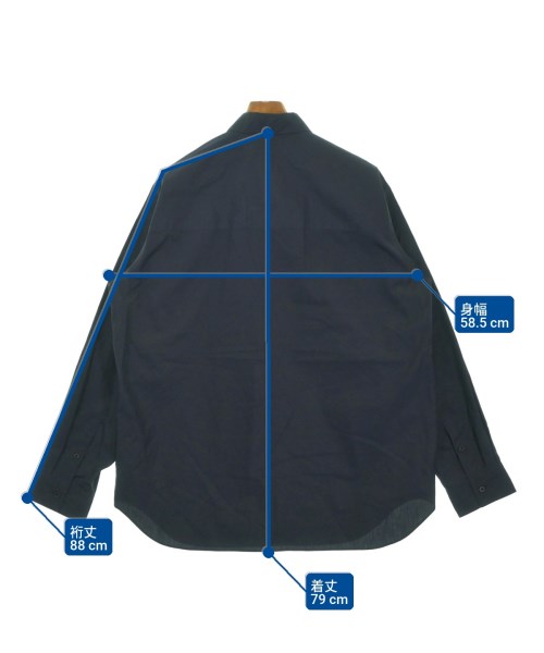 ATON（エイトン）カジュアルシャツ 紺 サイズ:6(XXL位) メンズ/2200676022018