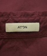 ATON（エイトン）カジュアルシャツ 赤 サイズ:6(XXL位) メンズ/2200676022049