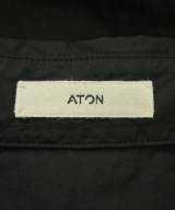 ATON（エイトン）カジュアルシャツ 黒 サイズ:2(XL位) メンズ/2200676022056