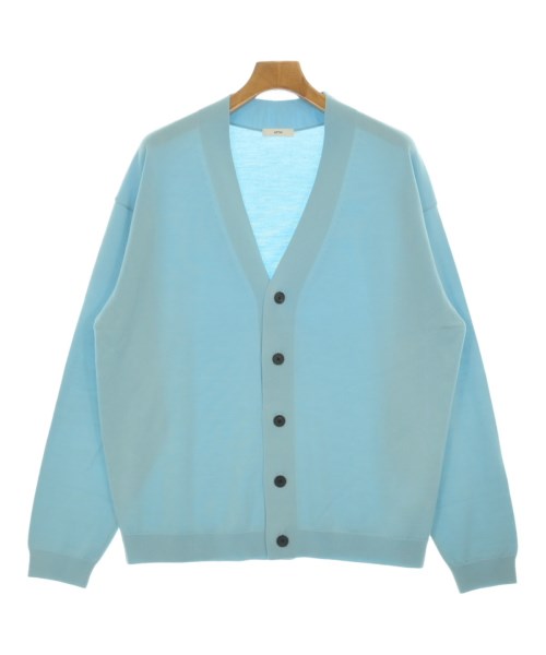 ATON(エイトン)カーディガン 青 サイズ:4(XL位)/2200676022070