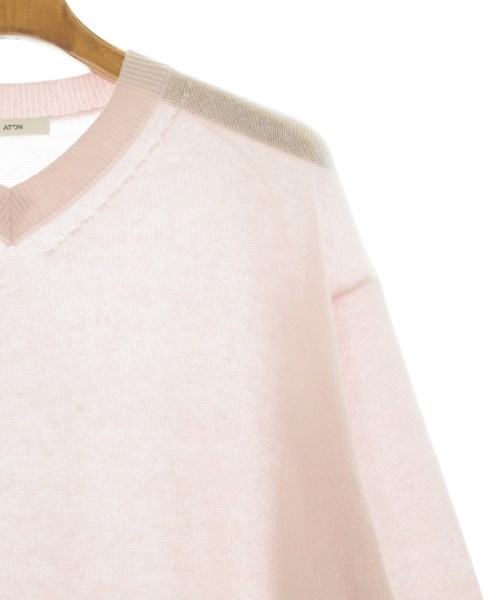 ATON（エイトン）ニット・セーター ピンク サイズ:4(XL位) メンズ/2200676022087