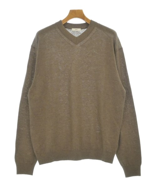 ATON(エイトン)ニット・セーター 茶 サイズ:4(XL位)/2200676022094