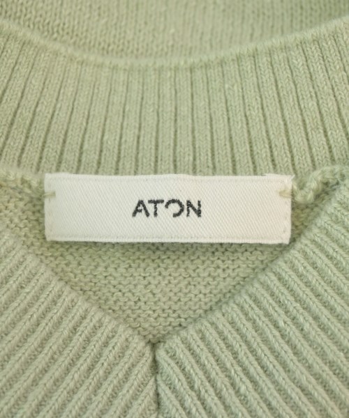 ATON（エイトン）ニット・セーター 緑 サイズ:4(XL位) メンズ/2200676022100