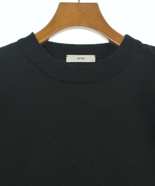 ATON（エイトン）Tシャツ・カットソー 黒 サイズ:1(S位) レディース/2200675926096