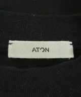 ATON（エイトン）Tシャツ・カットソー 黒 サイズ:1(S位) レディース/2200675926096