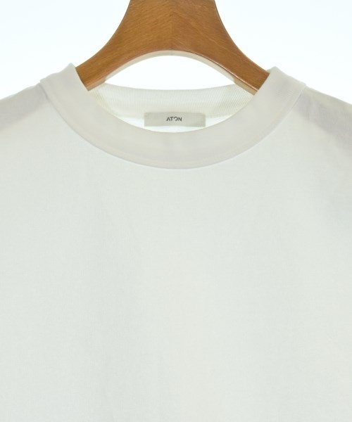 ATON（エイトン）Tシャツ・カットソー 白 サイズ:1(S位) レディース/2200675926102