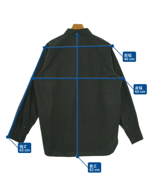 ATON（エイトン）カジュアルシャツ 黒 サイズ:4(XL位) メンズ/2200676364026