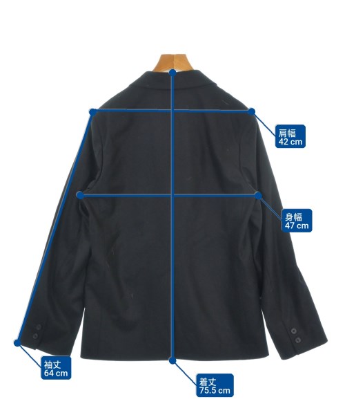 ATON（エイトン）カジュアルジャケット 黒 サイズ:04(XXL位) メンズ/2200677644011