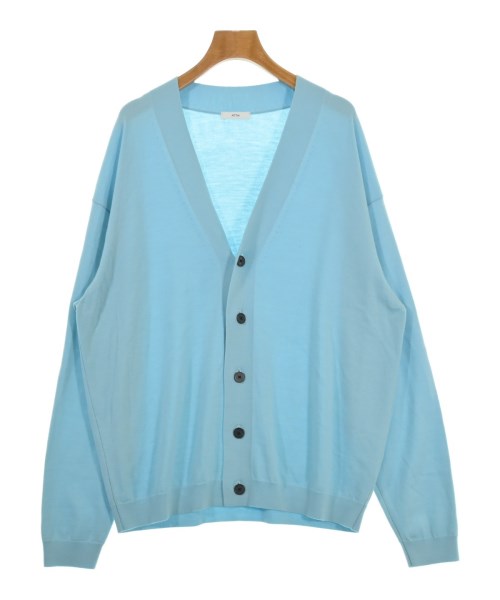 ATON(エイトン)カーディガン 青 サイズ:4(XL位)/2200677644028