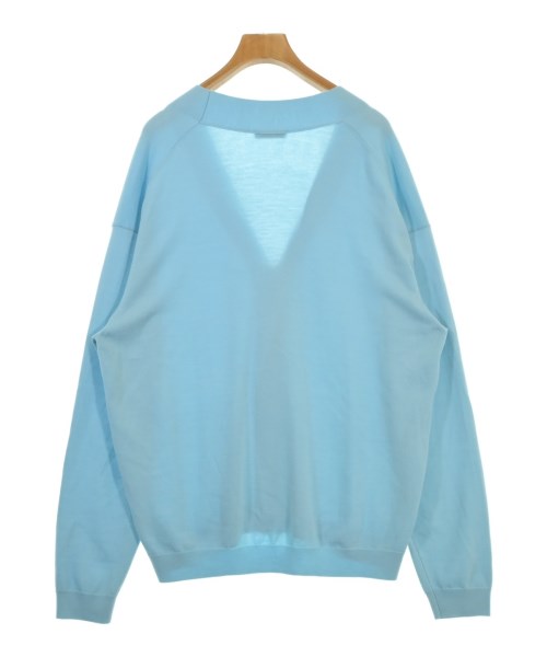 ATON（エイトン）カーディガン 青 サイズ:4(XL位) メンズ/2200677644028