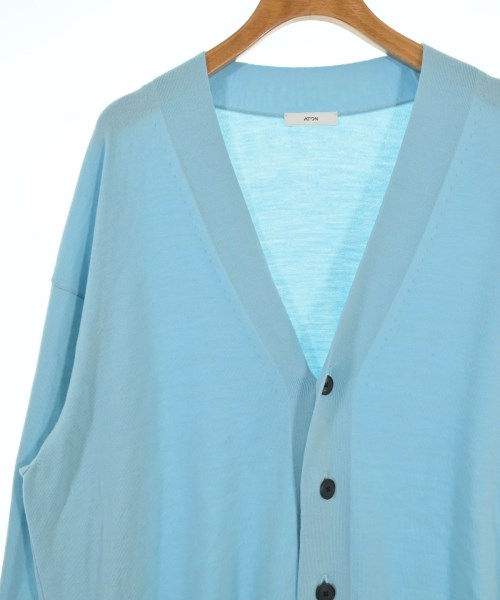 ATON（エイトン）カーディガン 青 サイズ:4(XL位) メンズ/2200677644028