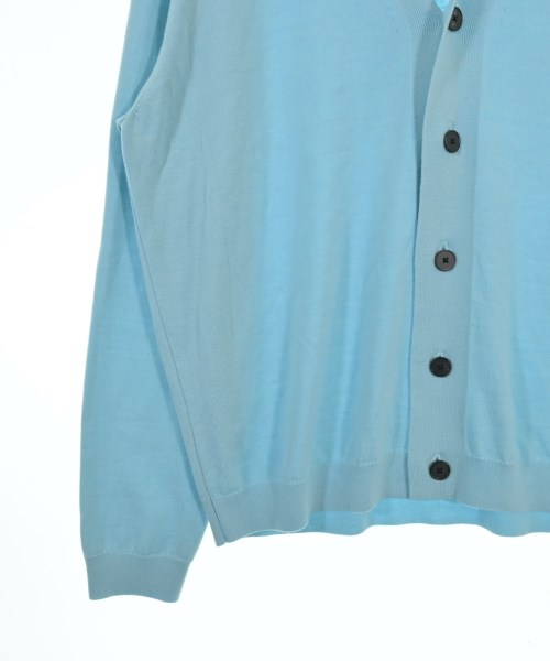 ATON（エイトン）カーディガン 青 サイズ:4(XL位) メンズ/2200677644028