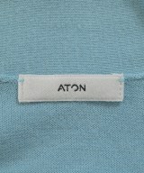 ATON（エイトン）カーディガン 青 サイズ:4(XL位) メンズ/2200677644028