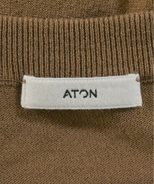 ATON（エイトン）ニット・セーター 茶 サイズ:6(XXL位) メンズ/2200677644035