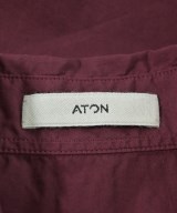 ATON（エイトン）カジュアルシャツ 赤 サイズ:02(M位) メンズ/2200677644066