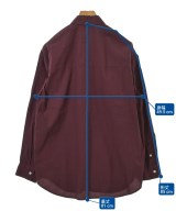 ATON（エイトン）カジュアルシャツ 赤 サイズ:02(M位) メンズ/2200677644066