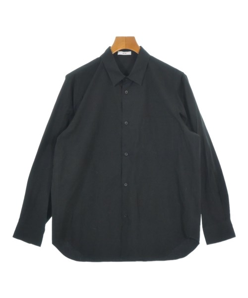 ATON(エイトン)カジュアルシャツ 黒 サイズ:02(M位)/2200677644097