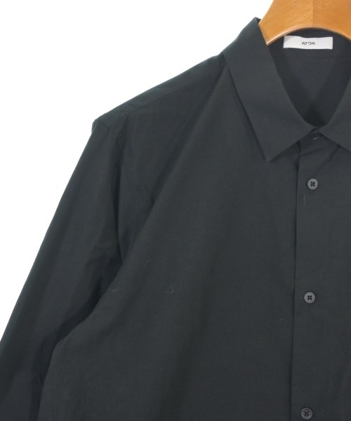 ATON（エイトン）カジュアルシャツ 黒 サイズ:02(M位) メンズ/2200677644097