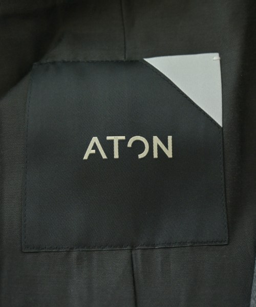 ATON（エイトン）ノーカラージャケット グレー サイズ:2(M位) レディース/2200675614368