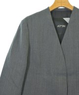 ATON（エイトン）ノーカラージャケット グレー サイズ:2(M位) レディース/2200675614368