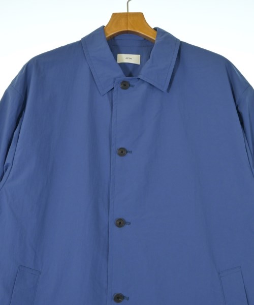 ATON（エイトン）ステンカラーコート 青 サイズ:02(M位) メンズ/2200678173015