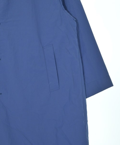 ATON（エイトン）ステンカラーコート 青 サイズ:02(M位) メンズ/2200678173015