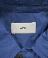 ATON（エイトン）ステンカラーコート 青 サイズ:02(M位) メンズ/2200678173015