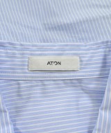 ATON（エイトン）カジュアルシャツ 青 サイズ:06(XXL位) メンズ/2200678173046