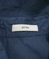 ATON（エイトン）カジュアルシャツ 紺 サイズ:04(XL位) メンズ/2200678173053
