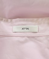 ATON（エイトン）カジュアルシャツ ピンク サイズ:04(XL位) メンズ/2200678173077