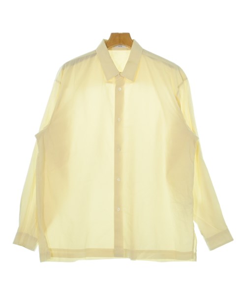 ATON(エイトン)カジュアルシャツ 黄 サイズ:04(XL位)/2200678173084
