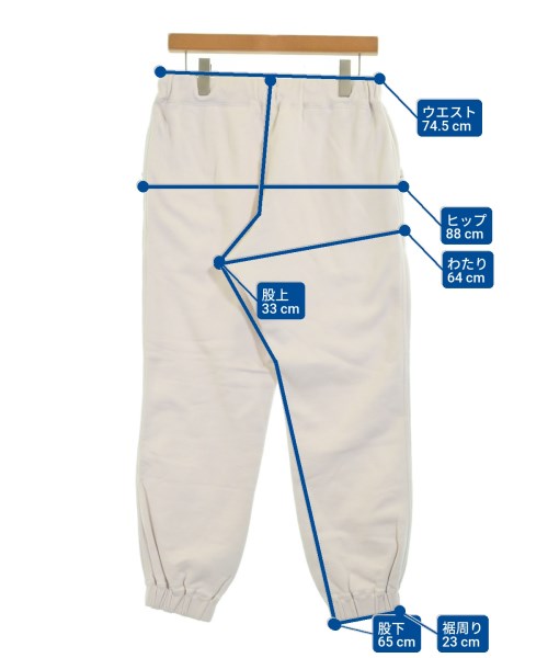 ATON（エイトン）スウェットパンツ 白 サイズ:2(M位) メンズ/2200679102052