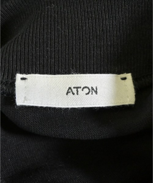 ATON（エイトン）Tシャツ・カットソー 黒 サイズ:1(S位) レディース/2200673081070