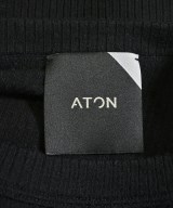 ATON（エイトン）Tシャツ・カットソー 黒 サイズ:2(M位) レディース/2200673081131
