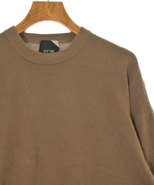ATON（エイトン）ニット・セーター 茶 サイズ:2(M位) レディース/2200674275065