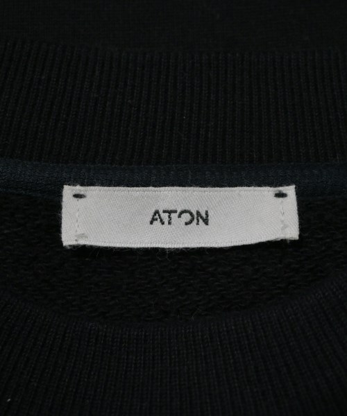 ATON（エイトン）スウェット 黒 サイズ:02(M位) レディース/2200679680017