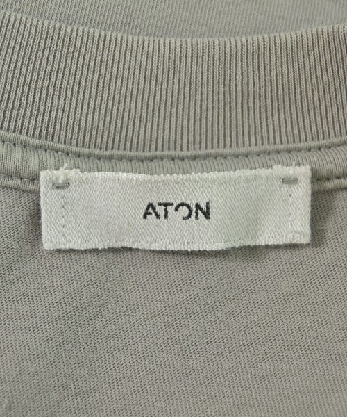 ATON（エイトン）Tシャツ・カットソー グレー サイズ:4(XL位) メンズ/2200672861444